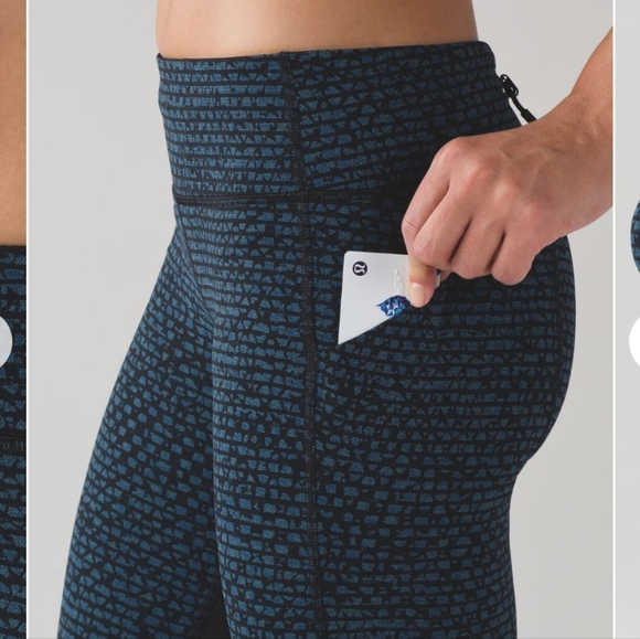 Lululemon Pace Rival Crop Legging 19' Size 8 in EUC - Picture 2 of 8